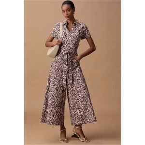 Leopard Print Jumpsuit Size 2P